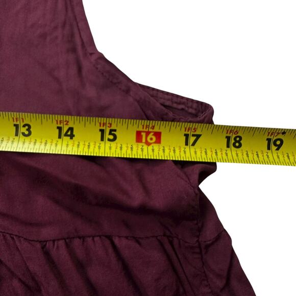 Don't Ask Why Plum Tie Knot Mini Romper Women's One Size | 67-6-2 - Picture 5 of 6